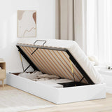 vidaXL Ottoman Bed Frame with Storage Black 90 x 190 cm Faux Leather