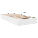 vidaXL Ottoman Bed Frame with Storage Black 90 x 190 cm Faux Leather