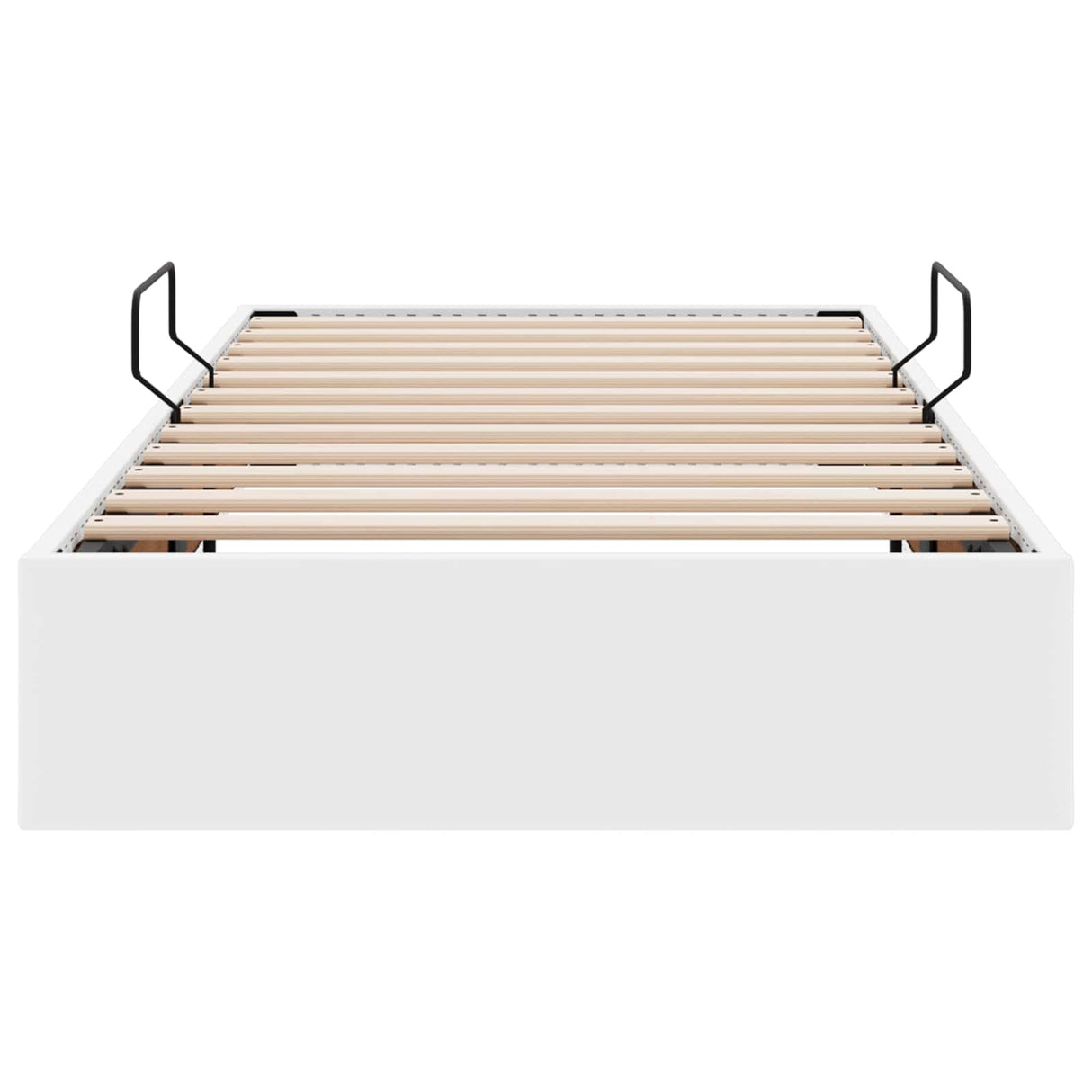 vidaXL Ottoman Bed Frame with Storage Black 90 x 190 cm Faux Leather