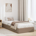 vidaXL Ottoman Bed Frame with Storage Black 90 x 190 cm Faux Leather