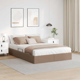 vidaXL Ottoman Bed Frame with Storage Black 90 x 190 cm Faux Leather