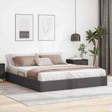 vidaXL Ottoman Bed Frame with Storage Black 90 x 190 cm Faux Leather