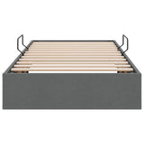 vidaXL Ottoman Bedframe met opslag Lichtgrijs 90 x 190 cm Stof