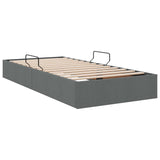 vidaXL Ottoman Bedframe met opslag Lichtgrijs 90 x 190 cm Stof