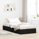 vidaXL Ottoman Bedframe met opslag Lichtgrijs 90 x 190 cm Stof