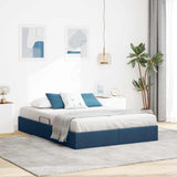 vidaXL Ottoman Bedframe met opslag Lichtgrijs 90 x 190 cm Stof
