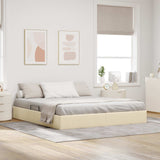 vidaXL Ottoman Bedframe met opslag Lichtgrijs 90 x 190 cm Stof