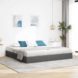 vidaXL Ottoman Bedframe met opslag Lichtgrijs 90 x 190 cm Stof