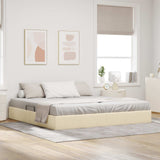 vidaXL Ottoman Bedframe met opslag Lichtgrijs 90 x 190 cm Stof