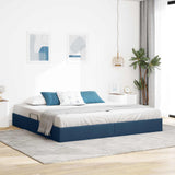 vidaXL Ottoman Bedframe met opslag Lichtgrijs 90 x 190 cm Stof