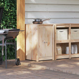 vidaXL Buitenkeukenkast MEPPEL Natuurlijk Douglas 55 x 55 x 92 cm