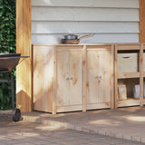 vidaXL Buitenkeukenkast MEPPEL Natuurlijk Douglas 55 x 55 x 92 cm