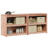 vidaXL Outdoor Kitchen Cabinet MEPPEL 2 pcs Natural Douglas