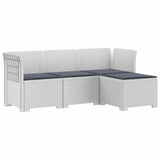 vidaXL 4-Seater Garden Sofa Rattan Look PP Anthracite