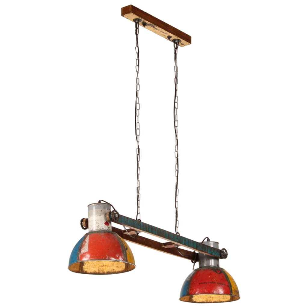 vidaXL Hanglamp industrieel 25 W E27 109 cm zilverkleurig