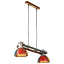 vidaXL Lampe suspendue industrielle 25 W E27 109 cm couleur argentée