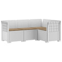 vidaXL 4-Seater Garden Sofa Rattan Look PP Anthracite