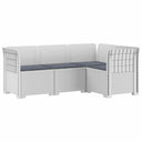 vidaXL 4-Seater Garden Sofa Rattan Look PP Anthracite