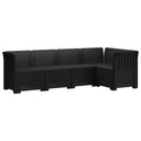 vidaXL 5-Zits Tuinbank Rattanlook PP Antraciet