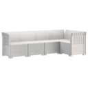 vidaXL 5-Zits Tuinbank Rattanlook PP Antraciet