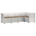 vidaXL 5-Zits Tuinbank Rattanlook PP Antraciet