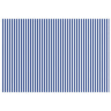 vidaXL Vervangingsdoek voor zonnescherm Blauw en Wit 300 x 250 cm