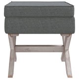 vidaXL Opbergkruk 45x45x49 cm linnen beige