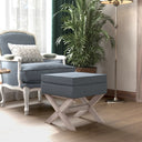 vidaXL Opbergkruk 45x45x49 cm linnen beige
