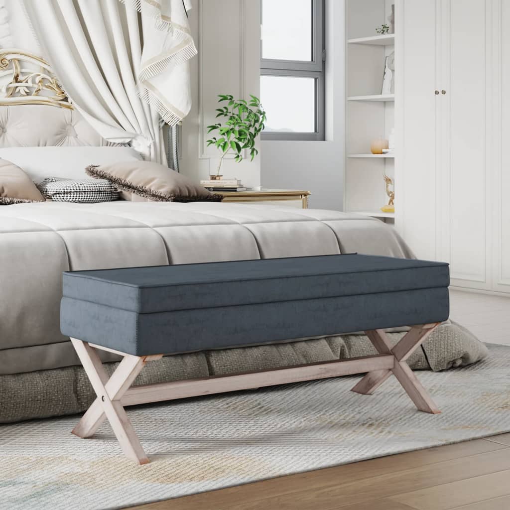 vidaXL Opbergkruk 45x45x49 cm linnen beige