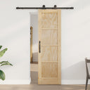 vidaXL Schuifdeur ORKDAL Naturel 61 x 198,5 cm Massief grenenhout