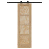 vidaXL Schuifdeur ORKDAL Naturel 61 x 198,5 cm Massief grenenhout