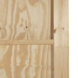vidaXL Schuifdeur ORKDAL Naturel 61 x 198,5 cm Massief grenenhout