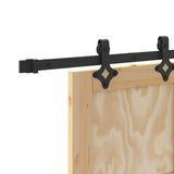 vidaXL Schuifdeur ORKDAL Naturel 61 x 198,5 cm Massief grenenhout