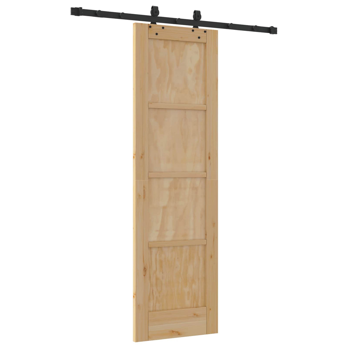 vidaXL Schuifdeur ORKDAL Naturel 61 x 198,5 cm Massief grenenhout