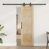 vidaXL Schuifdeur ORKDAL Naturel 61 x 198,5 cm Massief grenenhout