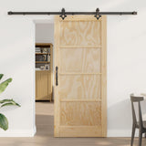 vidaXL Schuifdeur ORKDAL Naturel 61 x 198,5 cm Massief grenenhout
