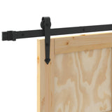 vidaXL Schuifdeur ORKDAL Naturel 61 x 198,5 cm Massief grenenhout