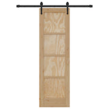 vidaXL Schuifdeur ORKDAL Naturel 61 x 198,5 cm Massief grenenhout