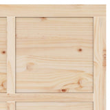 vidaXL Schuifdeur Naturel 100 x 208 cm Massief grenenhout