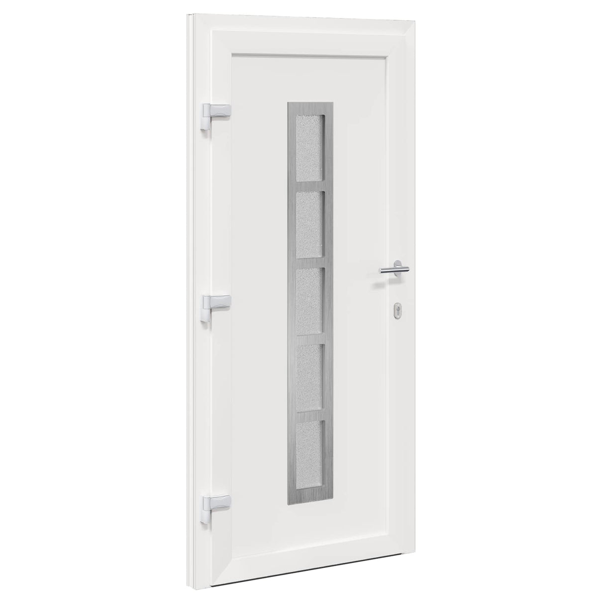 vidaXL Front Door White 88 x 200 cm PVC