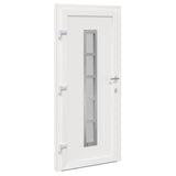 vidaXL Front Door White 88 x 200 cm PVC