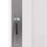 vidaXL Front Door White 88 x 200 cm PVC