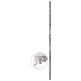 vidaXL Front Door White 88 x 200 cm PVC