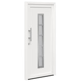 vidaXL Front Door White 88 x 200 cm PVC