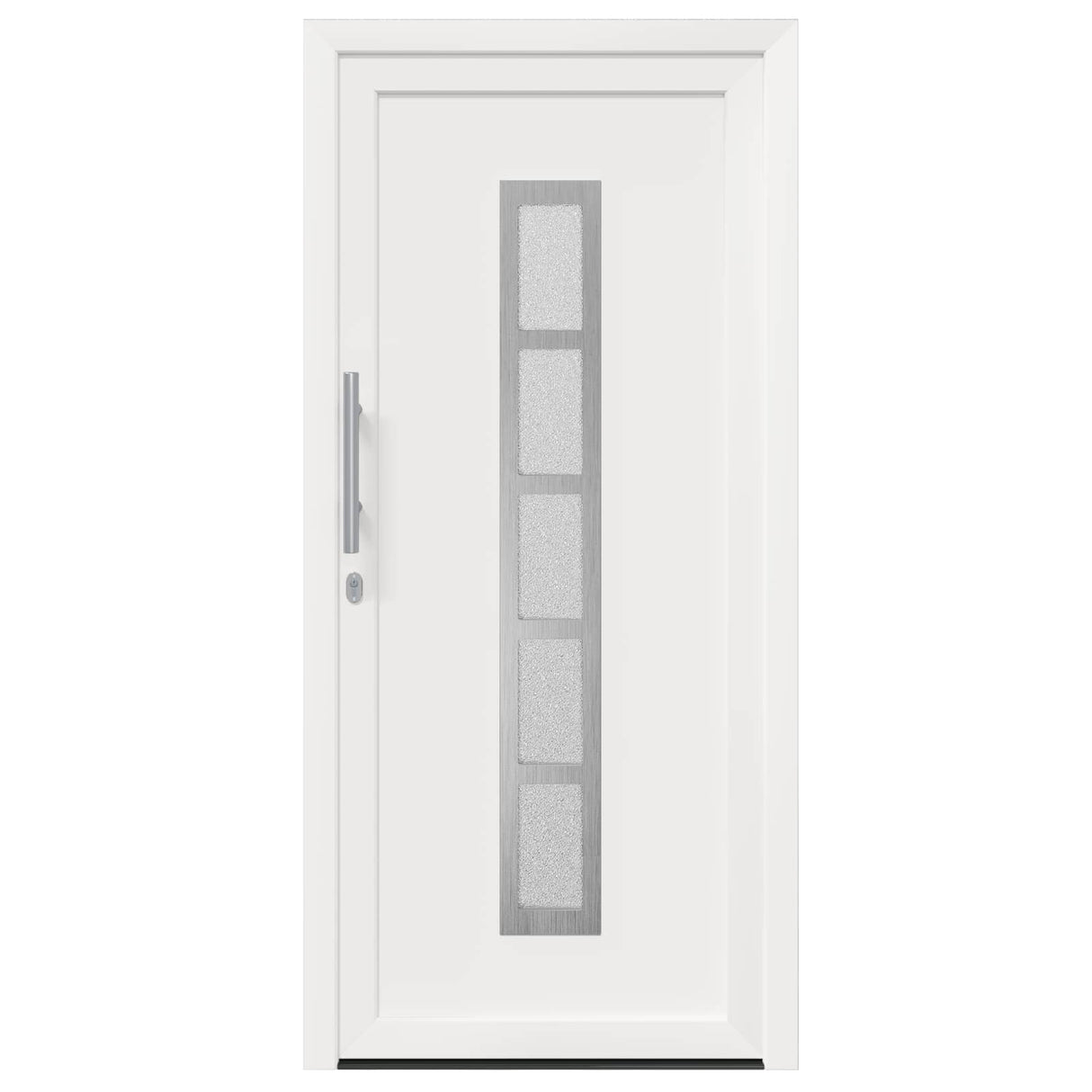 vidaXL Front Door White 88 x 200 cm PVC