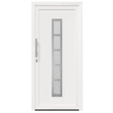 vidaXL Front Door White 88 x 200 cm PVC