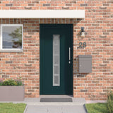 vidaXL Front Door White 88 x 200 cm PVC