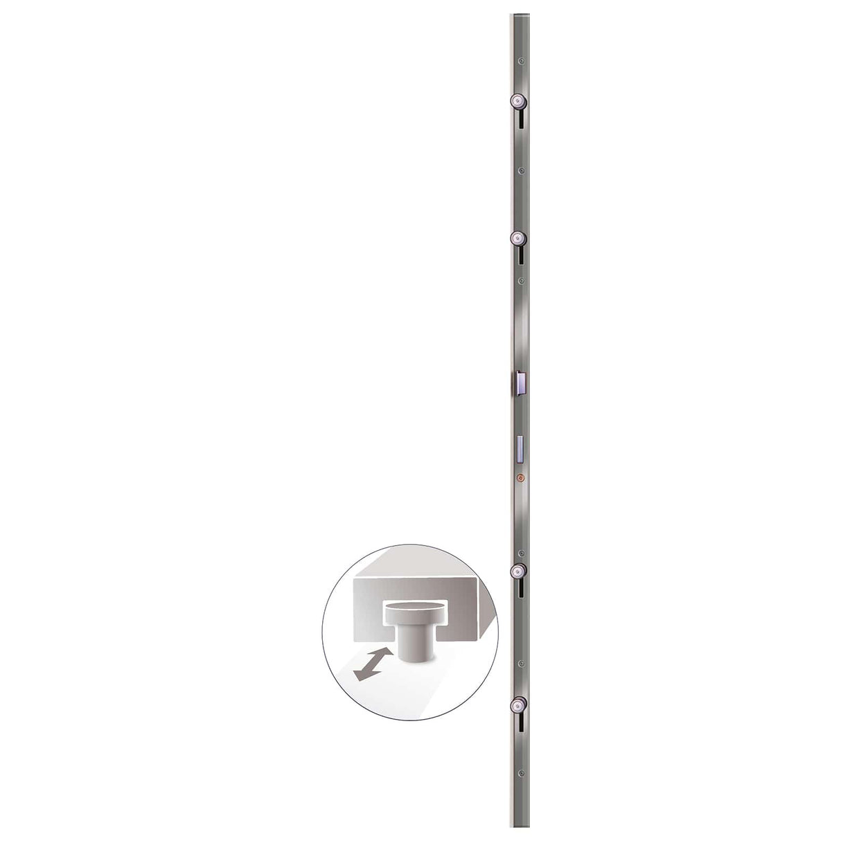 vidaXL Voordeur Wit 88 x 200 cm PVC