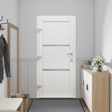 vidaXL Voordeur Wit 88 x 200 cm PVC