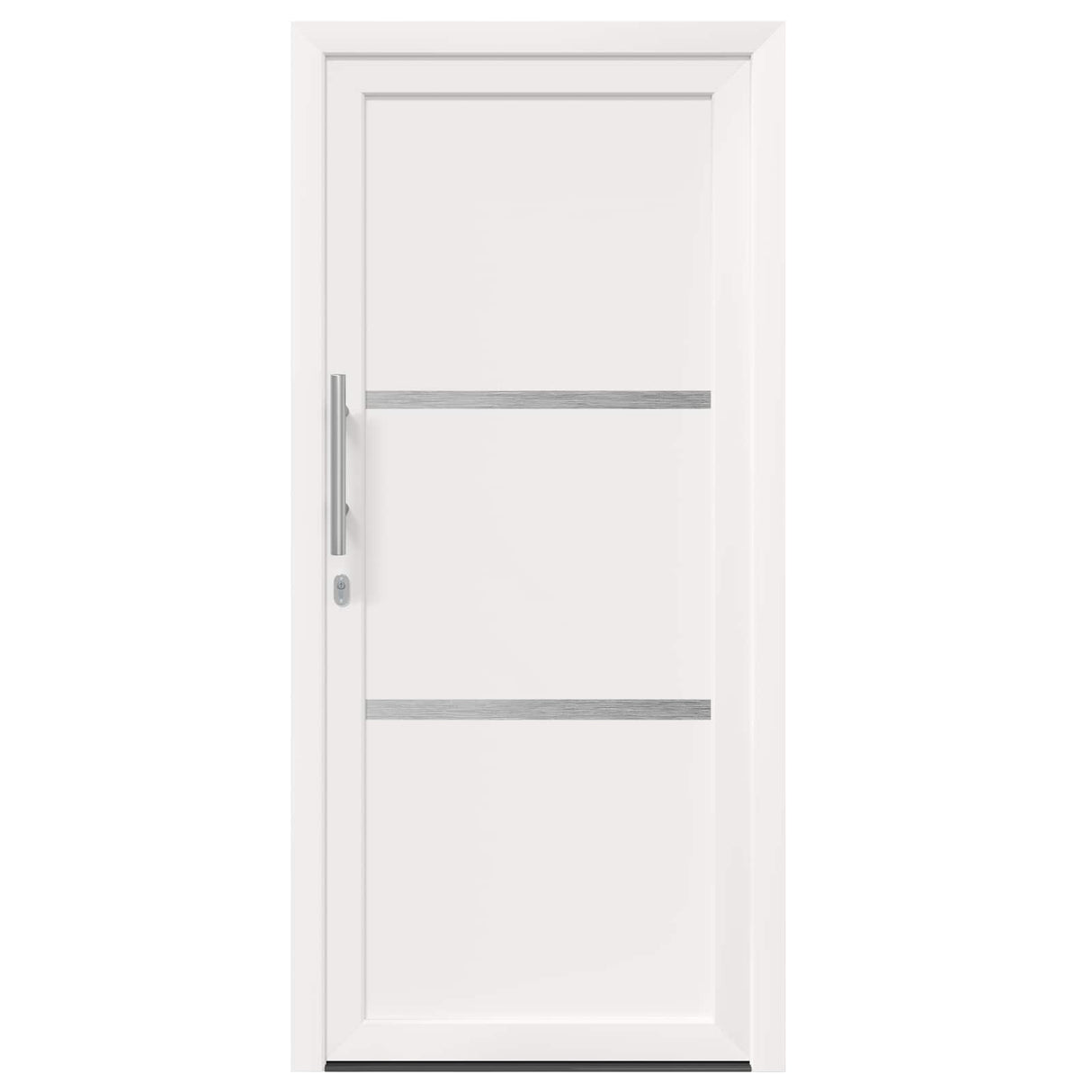 vidaXL Voordeur Wit 88 x 200 cm PVC